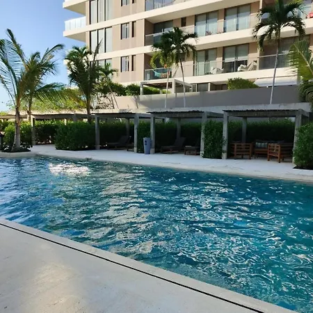 Сasa de vacaciones Apto Frente Al Mar En Playa Manzanillo, Cartagena